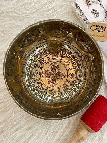 کاسه تبتی دستساز 18.5 سانت