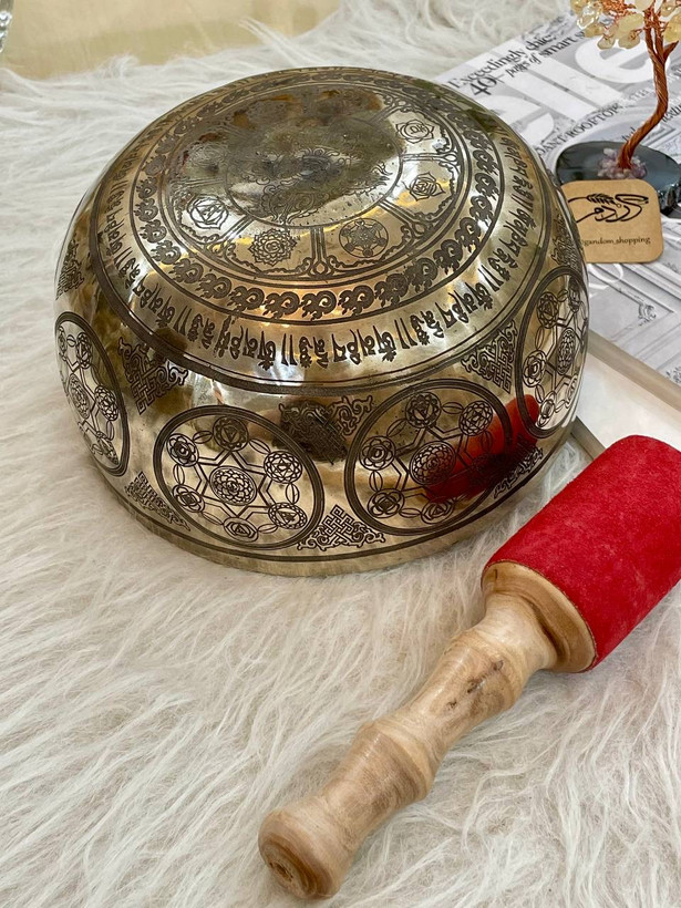 کاسه تبتی دستساز 18.5 سانت
